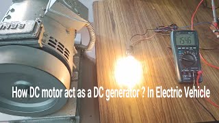 Thrilling DC Motor as a Generator Trial [upl. by Benioff825]