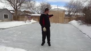 Building a backyard ice hockey rink [upl. by Yeslehc82]