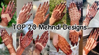 TOP 20 Mehndi Design PhotosRaksha Bandhan Mehndi Design CollectionBeautiful Mehndi Designs 2024 [upl. by Neeneg]