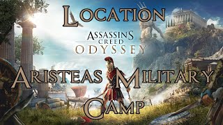 Assassins Creed Odyssey Aristeas Military Camp Makedonia Location 100 Completion [upl. by Anelyak]