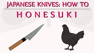 How To Use Honesuki Knife [upl. by Moreville]