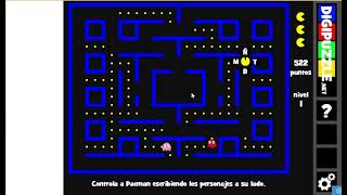 Reto de Pacman  Letras del Teclado para JUGAR GRATIS ONLINE en COKITOS [upl. by Napier]