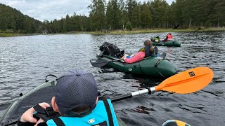 Packraft i Østmarka Mønevann til Myrdammen [upl. by Akirderf86]