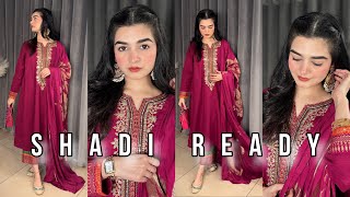 Shadi Ready In 5mins  Basic amp Easy Makeup Routine [upl. by Adnuahsar]