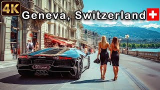 Geneva Switzerland  Switzerland’s Scenic City on Lake Geneva  Walking tour 4K  Genf Schweiz [upl. by Meredith88]