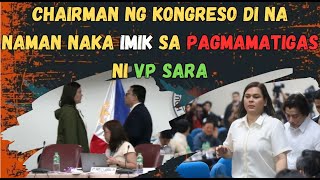 VP SARA HINDI TINAPOS ANG HEARING NAGPAALAM NA UMALIS CHAIRMAN HINDI NAKA PALAG [upl. by Vassar]