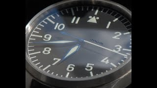 Unboxing Stowa Flieger ohne Logo Chronometer COSC 4K Ultra HD [upl. by Ardme699]