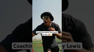 Coaching rookie Ray Lewis be like‼️🫣 footballshorts nfl americanfootball [upl. by Descombes]