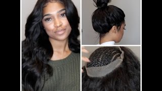 360 lace frontal install NO GLUE TAPE OR GEL [upl. by Ennazor347]