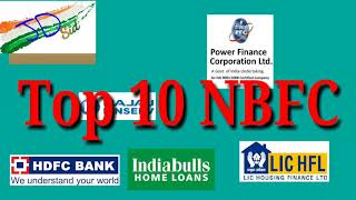 Non Banking Finance Companies  NBFC  Top 10 NBFC  JD [upl. by Waiter]