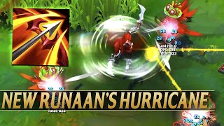 RUNAANS HURRICANE WORKS ON MELEE CHAMPIONS NOW  League of Legends [upl. by Asirrak]