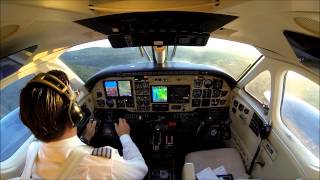 King Air B100  IFR flight to La Guardia KLGA [upl. by Quick]