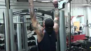 Chinup Scapular Depressions  Lower Traps Exercise [upl. by Ramirol769]