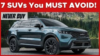 Here Are 7 SUVs You MUST AVOID [upl. by Aylad]