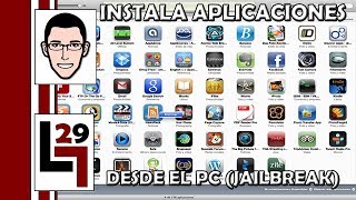 Como instalar apps desde el PC al iPhoneiPadiPod JAILBREAK [upl. by Annotahs]