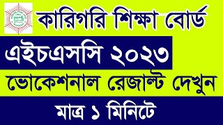 HSC BM Result 2023  HSC Result 2023  BM Result dekhbo kivabe  কিভাবে এইচএসসি বিএম রেজাল্ট দেখব [upl. by Magocsi]