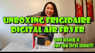 Unboxing Frigidaire Digital Air Fryer  Best Air Fryer  Simple and Easy Cooking [upl. by Gilliam]