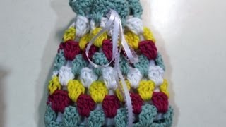 How to Crochet sachet  pouch [upl. by Pilloff678]