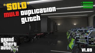 WORKING Easy SOLO GTA 5 Money Glitch Unlimited MULE Duplication Glitch [upl. by Catrina33]