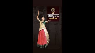 AAGAZ Kathak Rangmanch Pravesh by Sanchi Rathi part 1 [upl. by Assillem203]