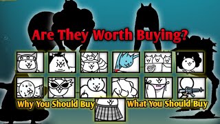 Why And What You Should Buy  Buyable Special Cats  Battle Cats [upl. by Danna]