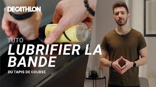 TUTO  Comment lubrifier la bande de votre tapis de course  🏃 Decathlon [upl. by Enitsua]