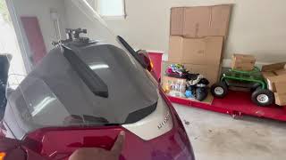 Goldstrike Windshield Lights Install on 2018 Goldwing Tour [upl. by Hwang]