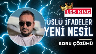 LGS 2025  Üslü İfadeler Yeni Nesil Soru Çözümü  LGS King Serisi 1 [upl. by Yelich166]