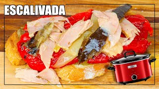 ✅ Recetas en Olla Lenta ▶ ESCALIVADA en OLLA COCCION LENTA [upl. by Ivgnout]