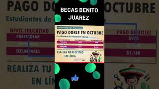 📌💰Pago Doble en Octubre para los estudiantes de Educación Básica de Mi Beca para Empezar 2024 2025 [upl. by Paddy]