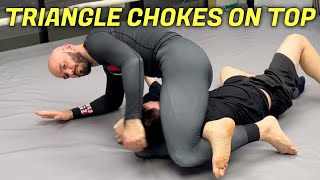 The Mounted Triangle Choke Most powerful top control for MMA [upl. by Corri]