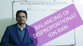 BALANCING OF DISPROPORTIONATION REDOX REACTION IN BASIC MEDIUM ll DISPROPORTIONATION REACTION [upl. by Giselbert]