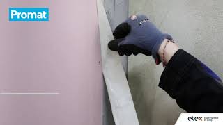 PROMASEAL® A spray joint wall installation video [upl. by Ahsille]