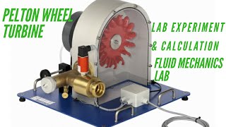 Pelton wheel turbine Lab Experiment and CalculationLoad testFluid mechanicsEduscription [upl. by Beck923]