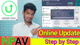 NPAV online update kaise kareHow to update npav antivirus in windows 10npav antivirus updateonline [upl. by Towrey]