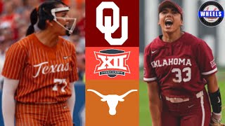 2 Oklahoma vs 1 Texas  Big 12 Championship  2024 College Softball Highlights [upl. by Nina]