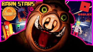 Roblox FNAF  Barnstars  The Pig Animatronic Is STALKING Me And My Friends Night 1 Part 1 [upl. by Denise980]