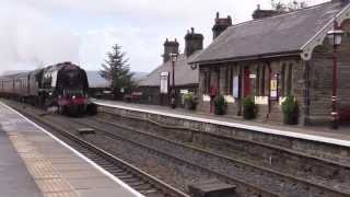 Garsdale  The Cumbrian Mountain Express 30 August 2014 [upl. by Uzia908]