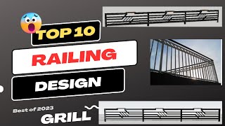 10 Railing Design  modern railing design for balcony  modern balcony railing design  iron railing [upl. by Micheil]