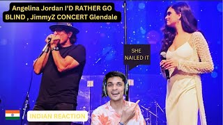 Angelina Jordan ID RATHER GO BLIND JimmyZ CONCERT Glendalequot INDIAN REACTION 1106 [upl. by Jean-Claude]