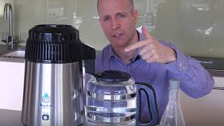 Megahome Water Distiller  1 minute intro to drinking distilled water [upl. by Ynolem]