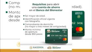 ¿Qué es cuenta de Ahorro Banco del Bienestar 2021 INSCRIPCIÓN [upl. by Bergmans193]