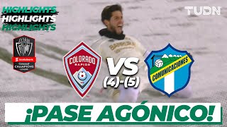 Highlights  Colorado Rapids vs Comunicaciones  CONCACHAMPIONS  Octavos  TUDN [upl. by Nawed49]