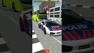 Bus Dikawal Mobil Polisi Lamborghini shorts febriashorts gaming [upl. by Sitof]