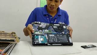 HP LAPTOP 14AL001NX 3165NGW DISASSEMBLE UPGRADE [upl. by Dronel341]