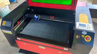 80w C02 laser cutter [upl. by Annahpos]