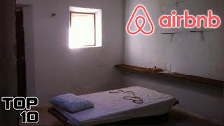 Top 10 REAL Haunted Places You Can Rent On Airbnb [upl. by Ludie]