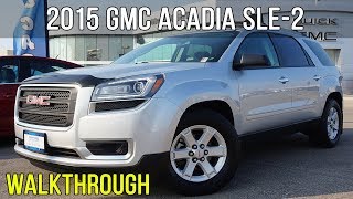 2015 GMC Acadia SLE2 AWD  36L V6 Walkthrough [upl. by Denna248]