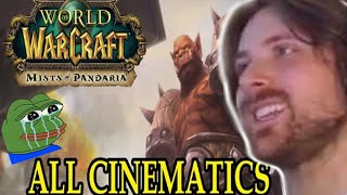 Forsen Reacts  World of Warcraft Mist of Pandaria All Cinematics in Chronological Order [upl. by Hersh]