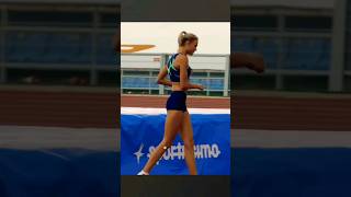 Yuliya Levchenko UKR Womens High Jump 198 cm Slow motion [upl. by Reidid]